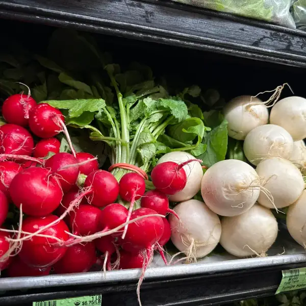 Mighty Food Farm Radishes and Turnips